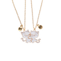 BFF Cat Necklace Set