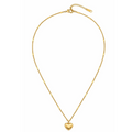 Gold Heart Pendant Necklace