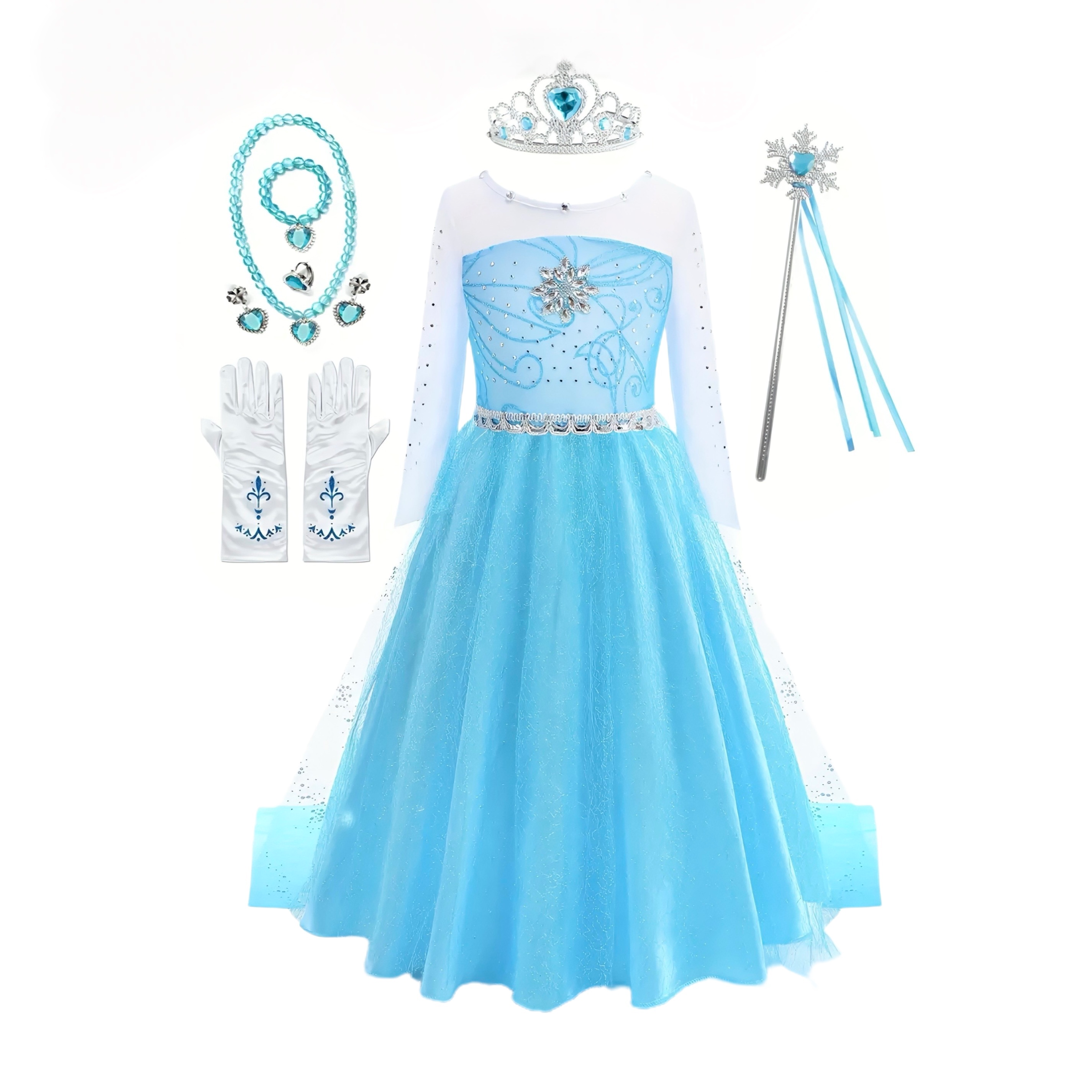 Snow Princess Dress Set