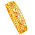Royal Filigree Gold Bangle - Women's Bracelet | Asena Boutique Qatar