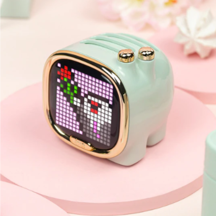Divoom Compact Retro Bluetooth Speaker - The Zooe Green