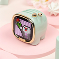Divoom Compact Retro Bluetooth Speaker - The Zooe Green