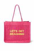 Beach Vibes Mesh Tote Bag