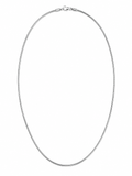 Minimalist Silver Snake Chain Necklace - Men's Necklace | Asena Boutique Qatar