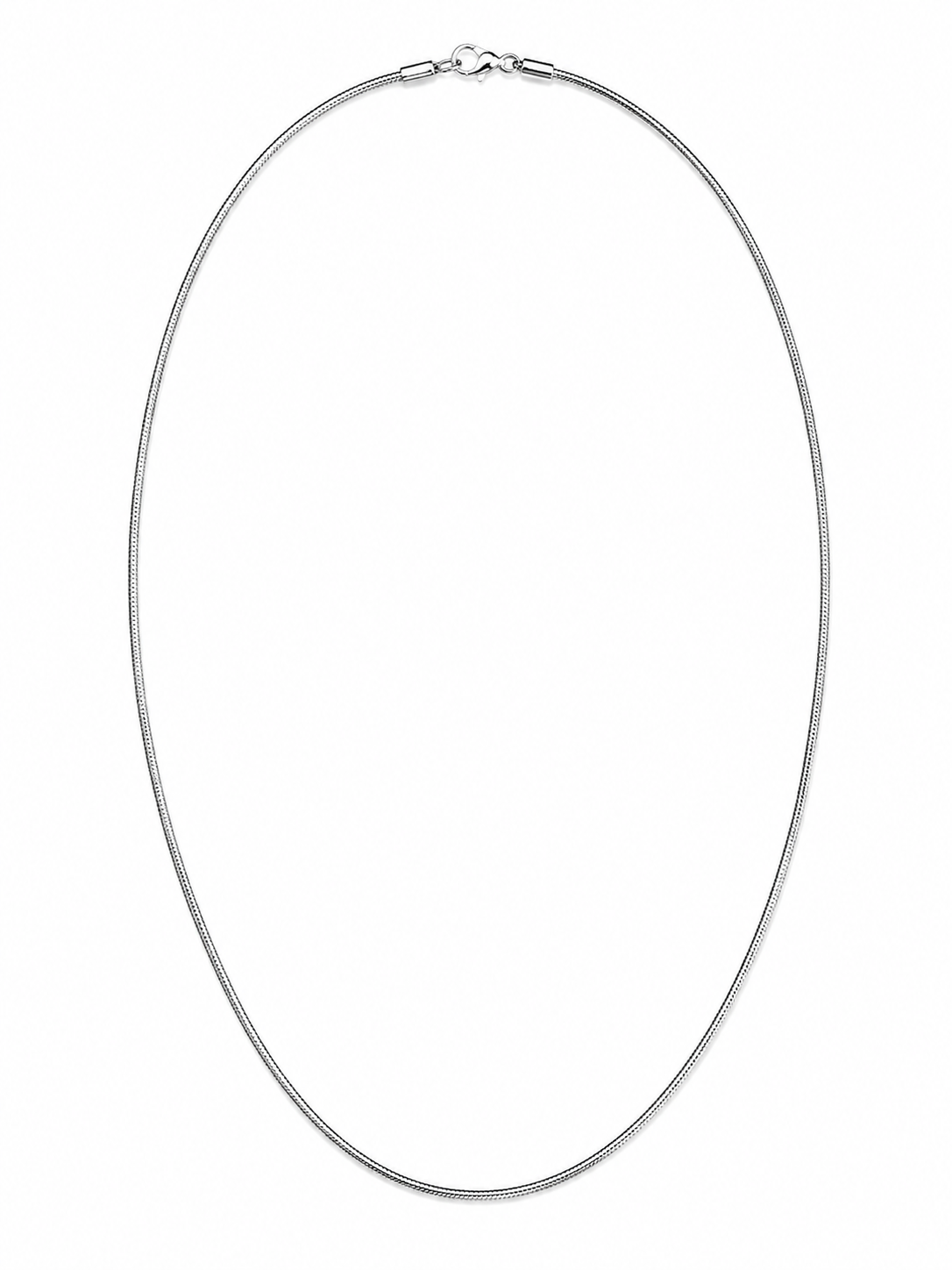 Minimalist Silver Snake Chain Necklace - Men's Necklace | Asena Boutique Qatar