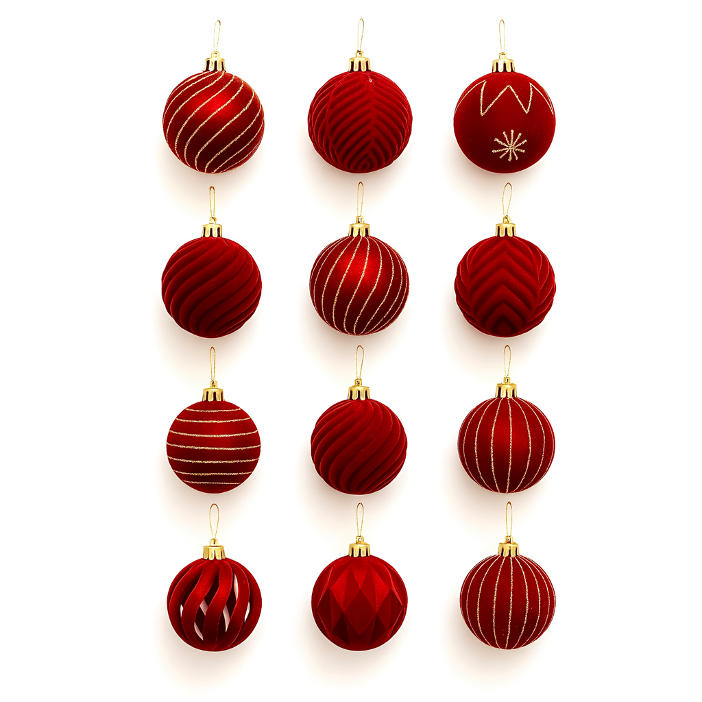 Red Ornament Set1