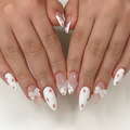 Cherry Bow Press-on Nails
