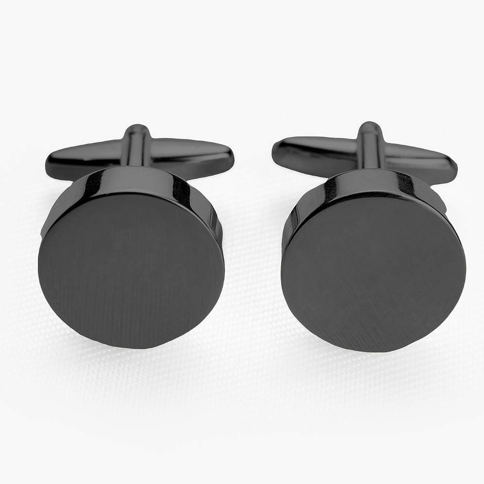 Midnight Mirror Cufflinks - Cufflinks | Asena Boutique Qatar
