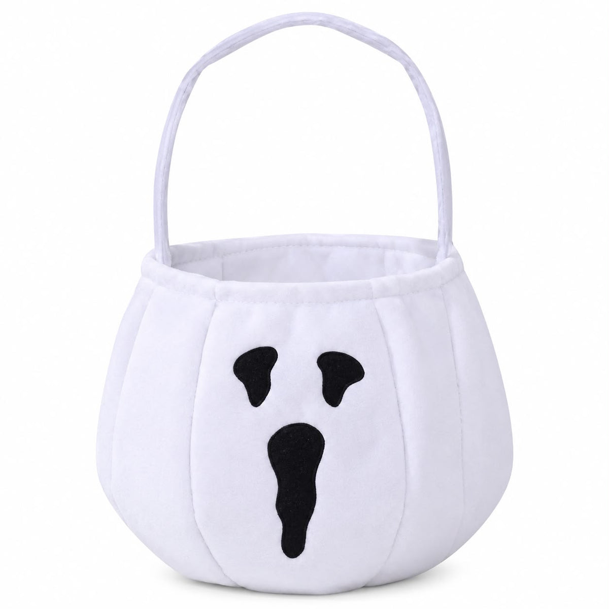 White Decorative Basket - Halloween Decoration | Asena Boutique Qatar