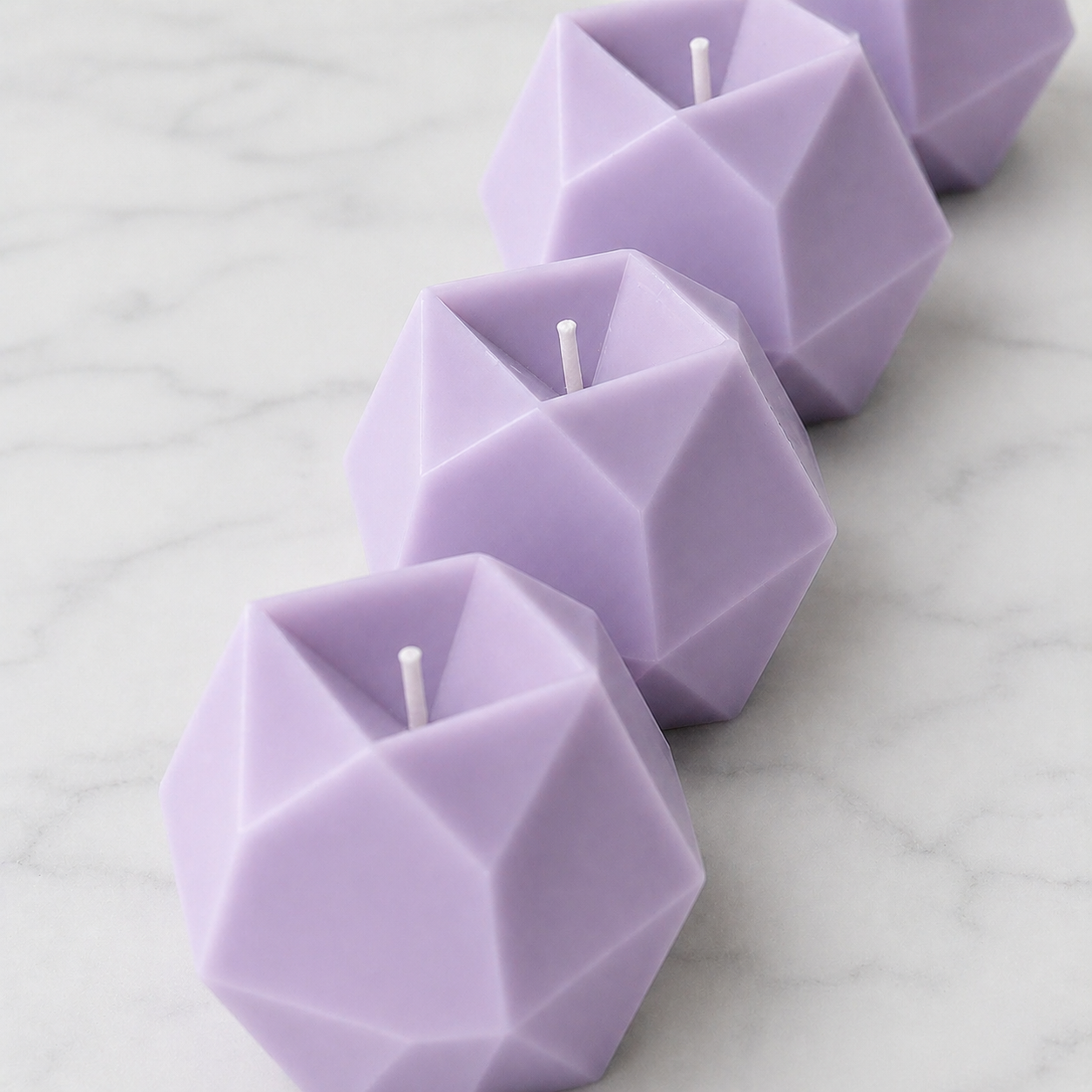 LumiShape Scented Candles (Purple)