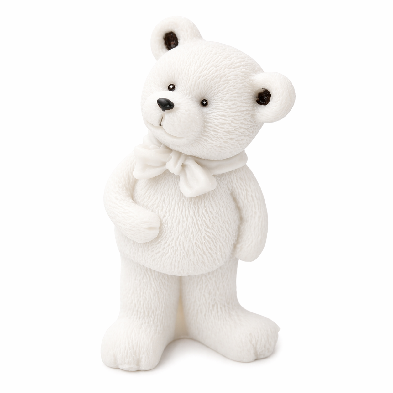 Teddy Bear Scented Candle 10cm (White)