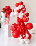 Red Heart Balloon Garland Kit - Balloon | Asena Boutique Qatar