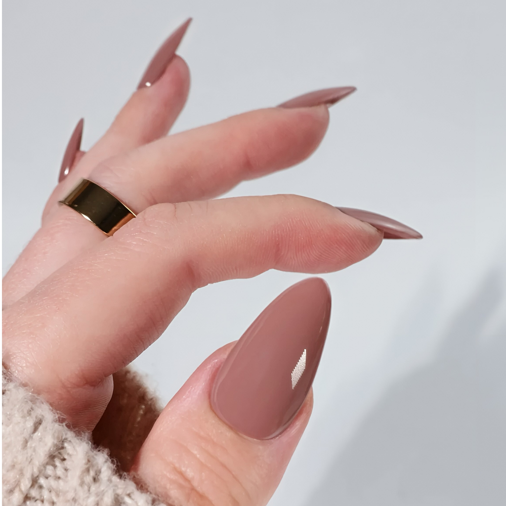 Mocha Elegant Press-on Nails