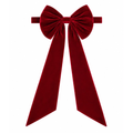 Burgundy Velvet Chair Bow - Party Decoration | Asena Boutique Qatar