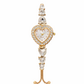 Crystal Heart Watch