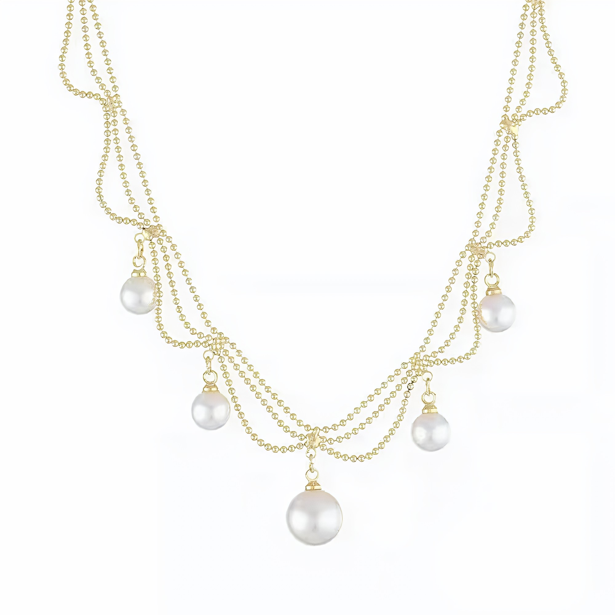 Pearl Cascade Necklace