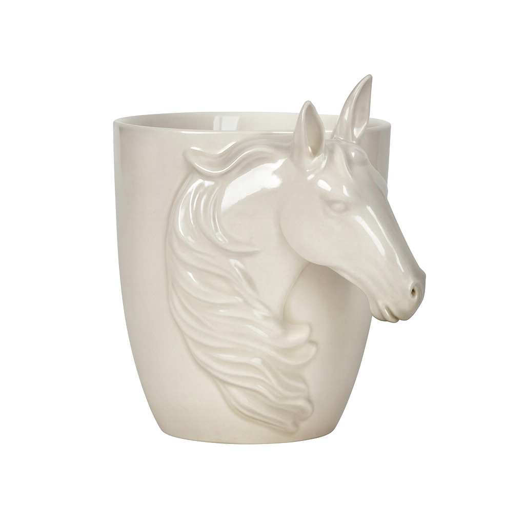 3D Horse Ceramic Mug