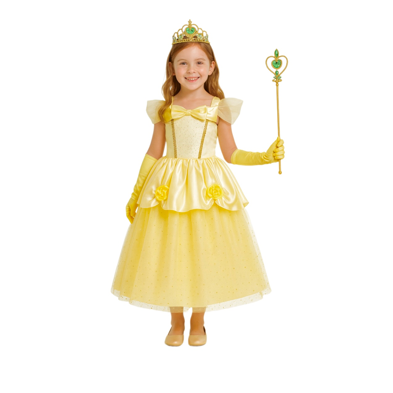Yellow Princess Dress Set