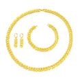 Golden Leaf Jewelry Set