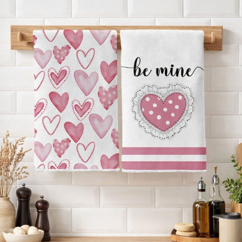 Love Hearts Towel Set