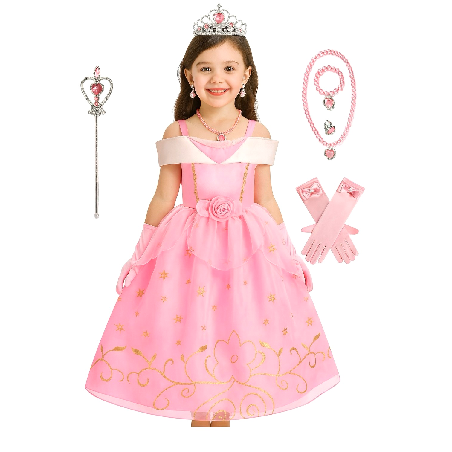 Little Princess Aurora Costume(110 cm)