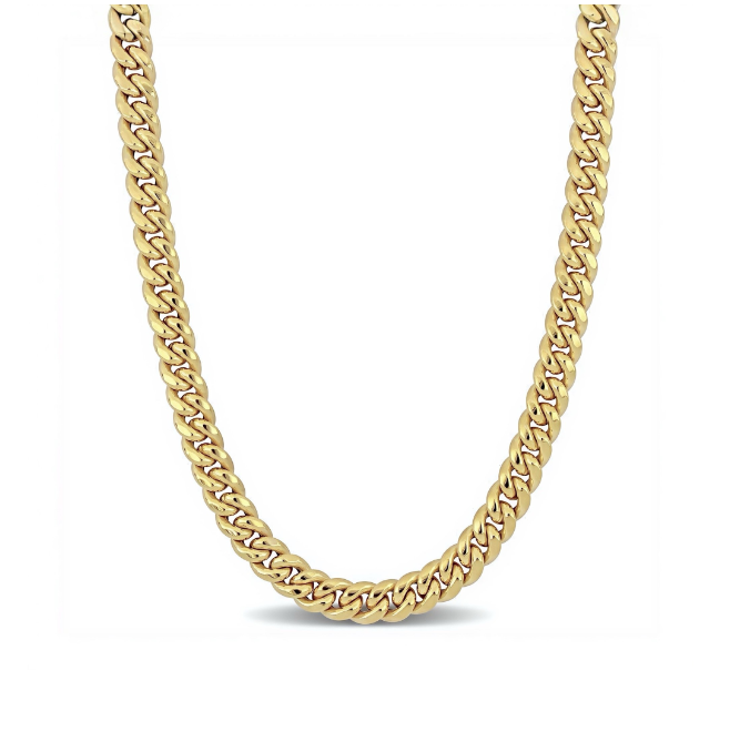 Golden Curb Elegance - Women's Necklace | Asena Boutique Qatar