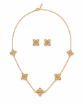 Golden Blossom Jewelry Set - Women's Jewelry Set | Asena Boutique Qatar