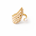 Pearl Leaf Ring