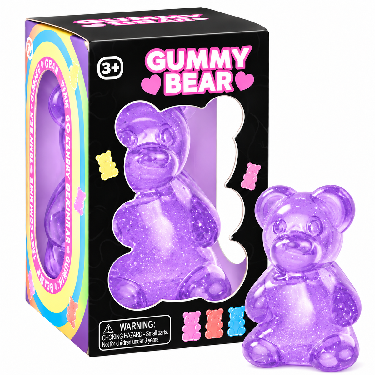 Purple Gummy Bear - Squishy Toy | Asena Boutique Qatar