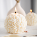 White Rose Scented Candle