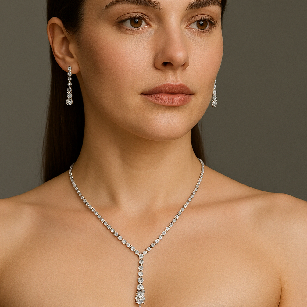 Sparkling Jewelry Set - Women's Jewelry Set | Asena Boutique Qatar