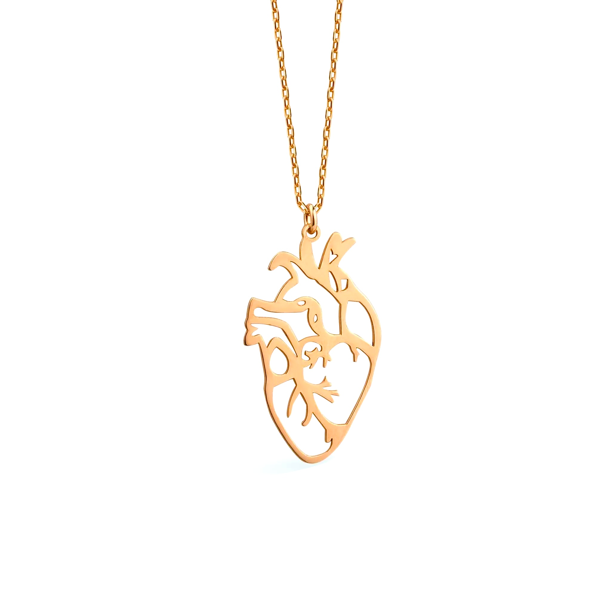 Heart Outline Necklace