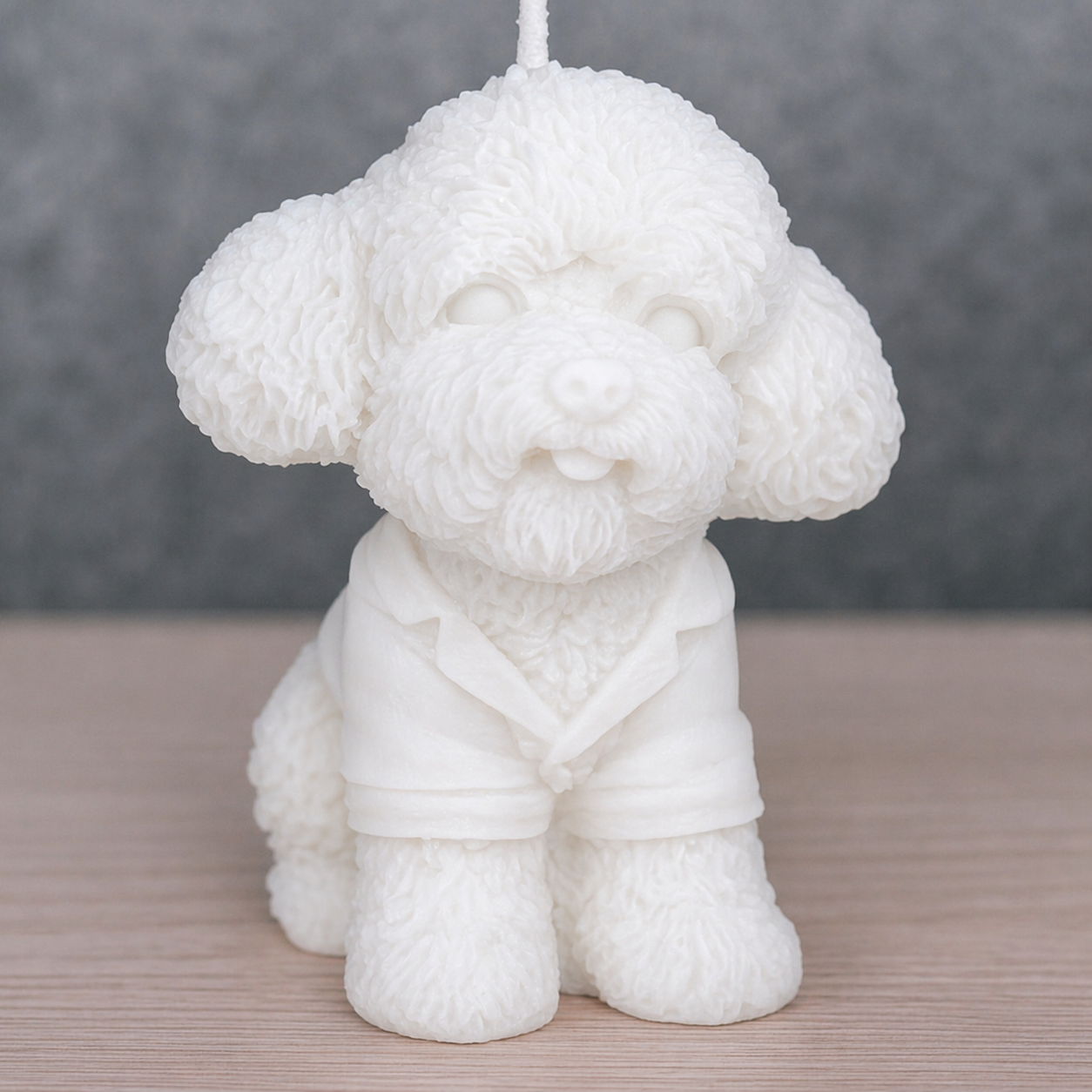 Dapper Poodle Scented Candle 5cm(White)