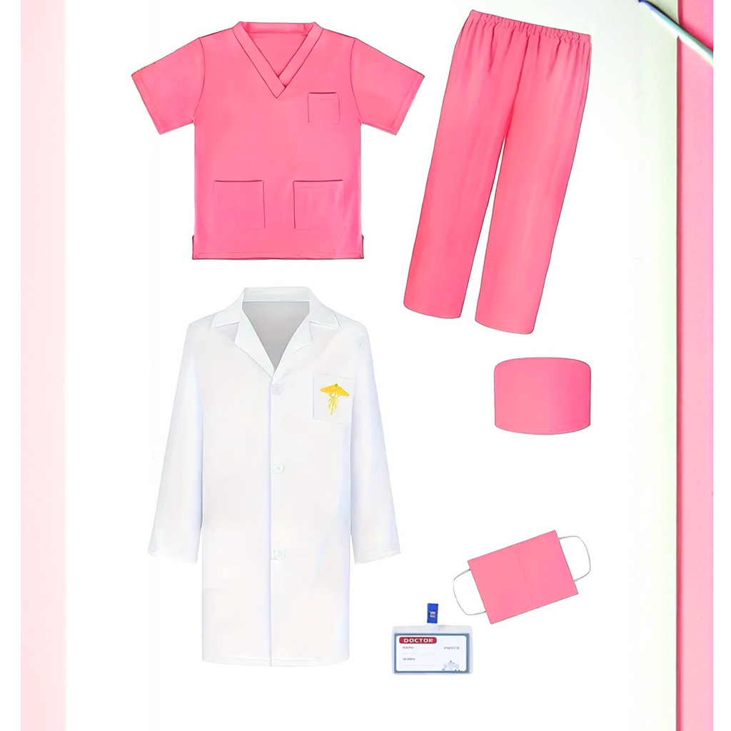 Doctor Costume Set ( PINK)