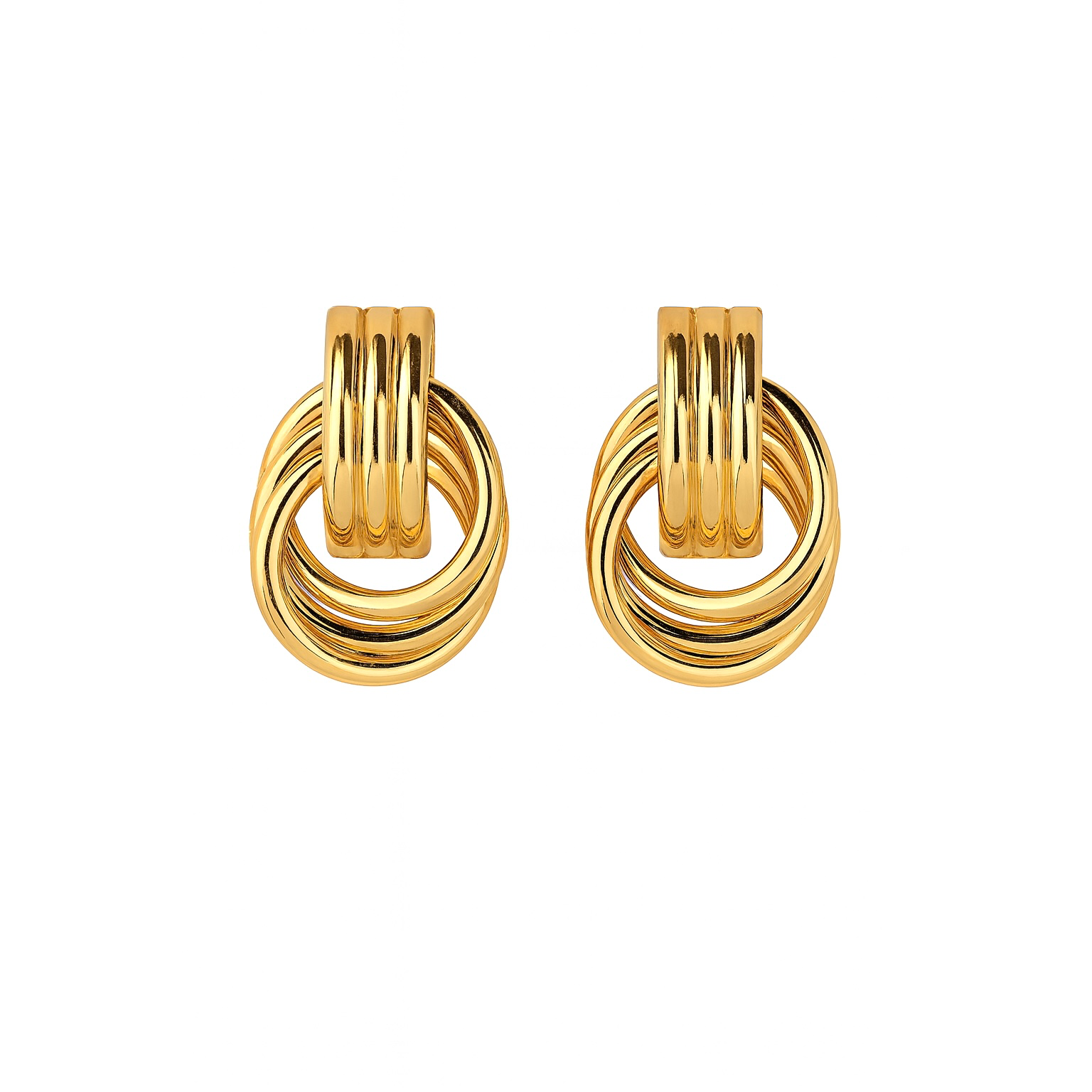 Golden Loop Earrings