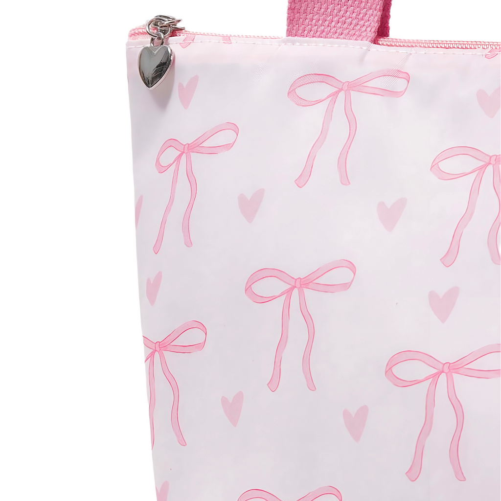 Pink Bow Tote Bag