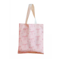 Cute Pink Bow Tote Bag