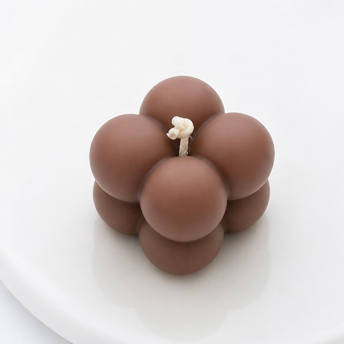 Bubble Bliss Scented Candle 6cm(Brown)