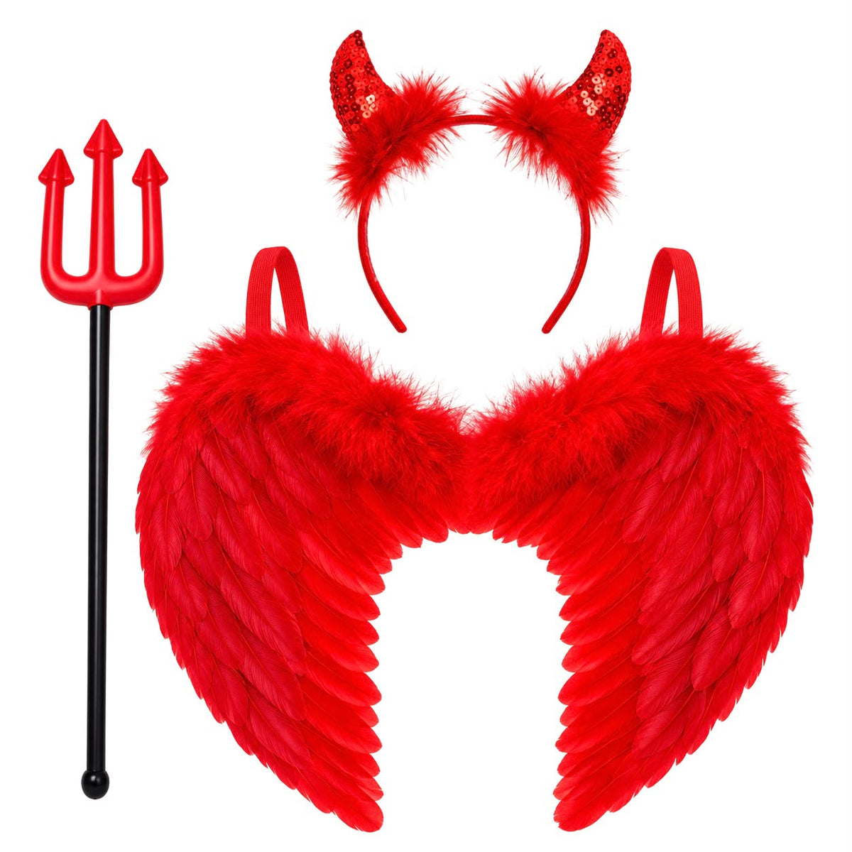 Red Devil Dress-Up Set - Party Costume | Asena Boutique Qatar
