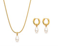 Pearl Drop Jewelry Set - Women's Jewelry Set | Asena Boutique Qatar