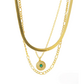 Emerald Layered Necklace