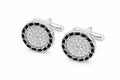 Shadow Crystal Cufflinks