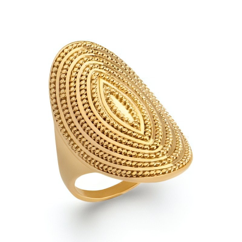 Golden Geometric Ring