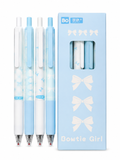 Blue Bow 0.5mm Gel Pens - Pen Set | Asena Boutique Qatar