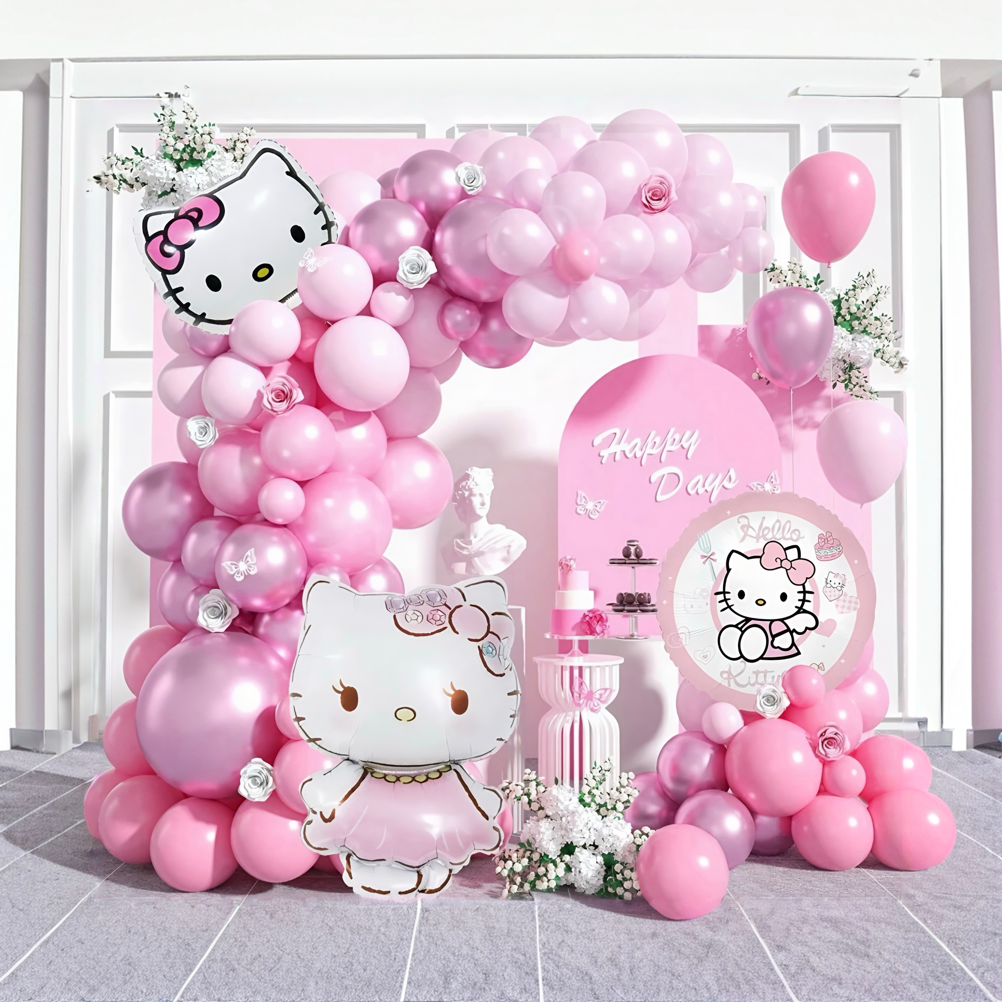 Hello Kitty Pink Balloon Set