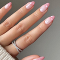 Pink Heart Nails 1