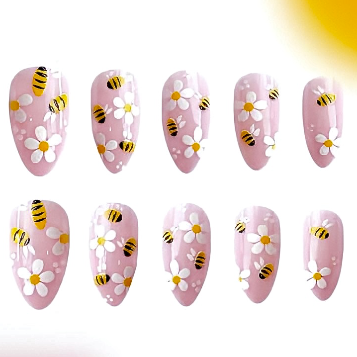 Bee Bloom Press-on Nails
