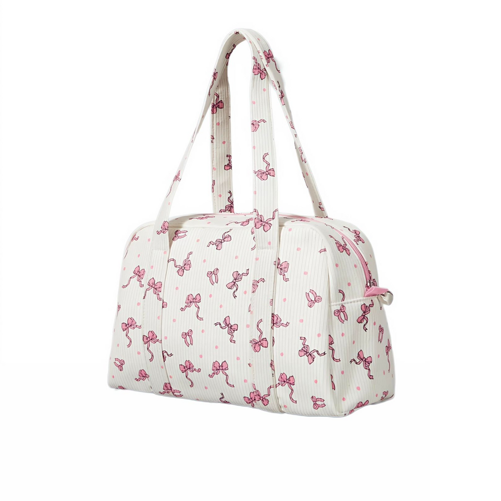 Bow Print Handbag