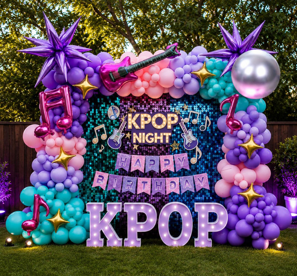 Music Party Balloon Arch Kit