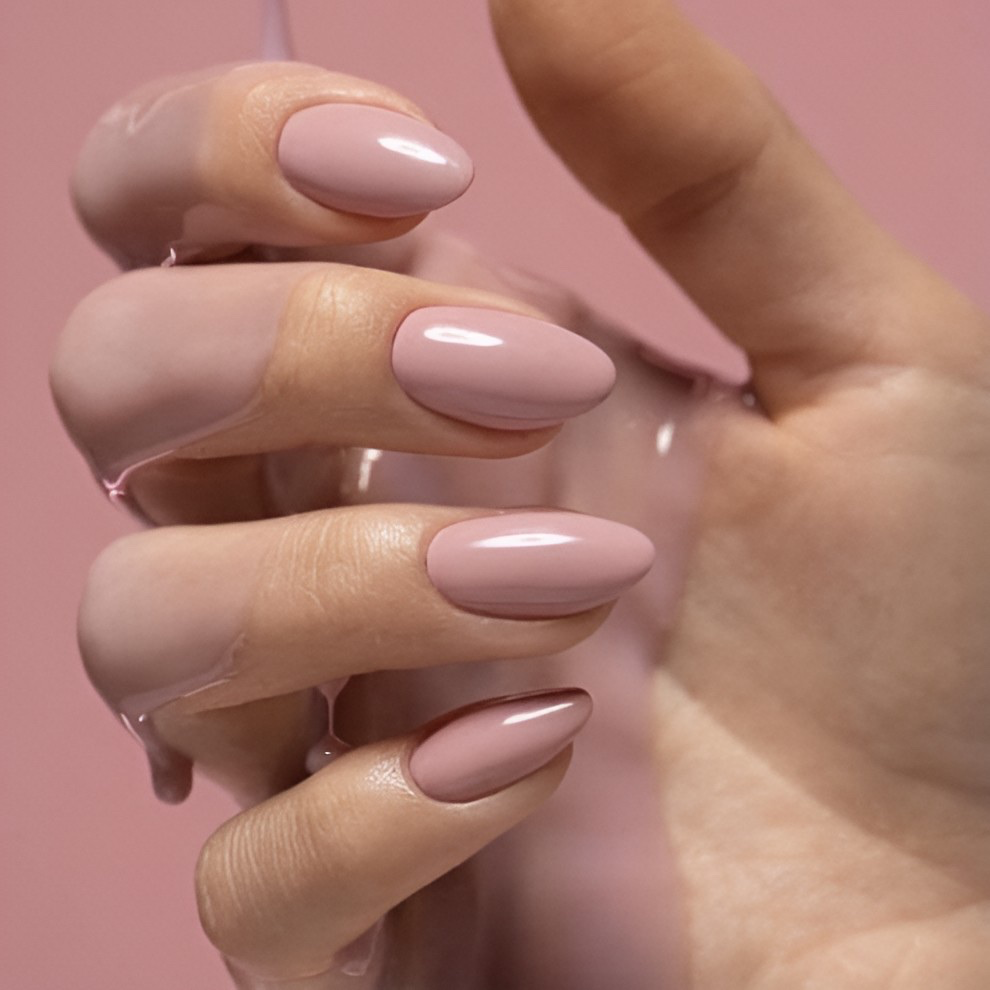 Mauve Press-on Nails